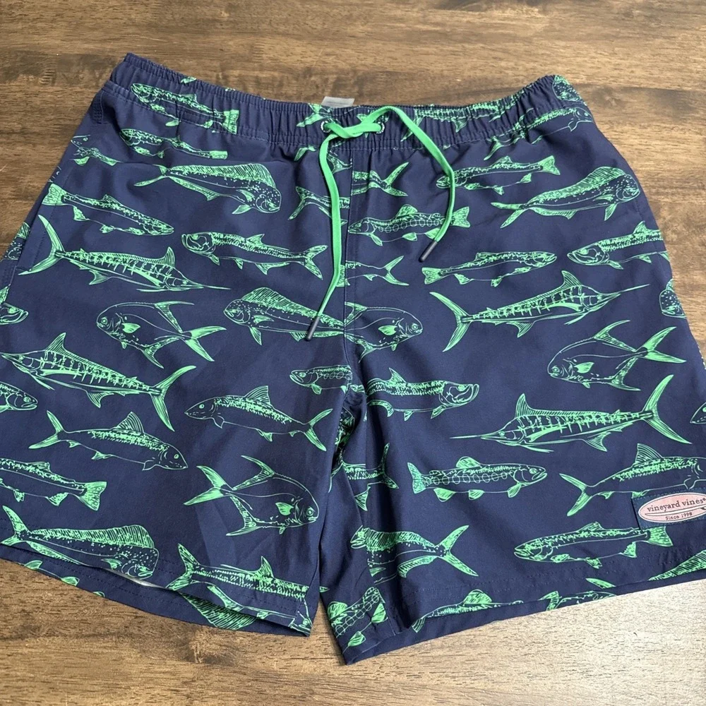Vineyard Vines Swim Trunks Shorts Size Large‎ 6.5